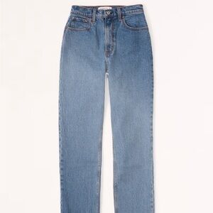 Abercrombie & Fitch 90s straight ultra high rise curve love